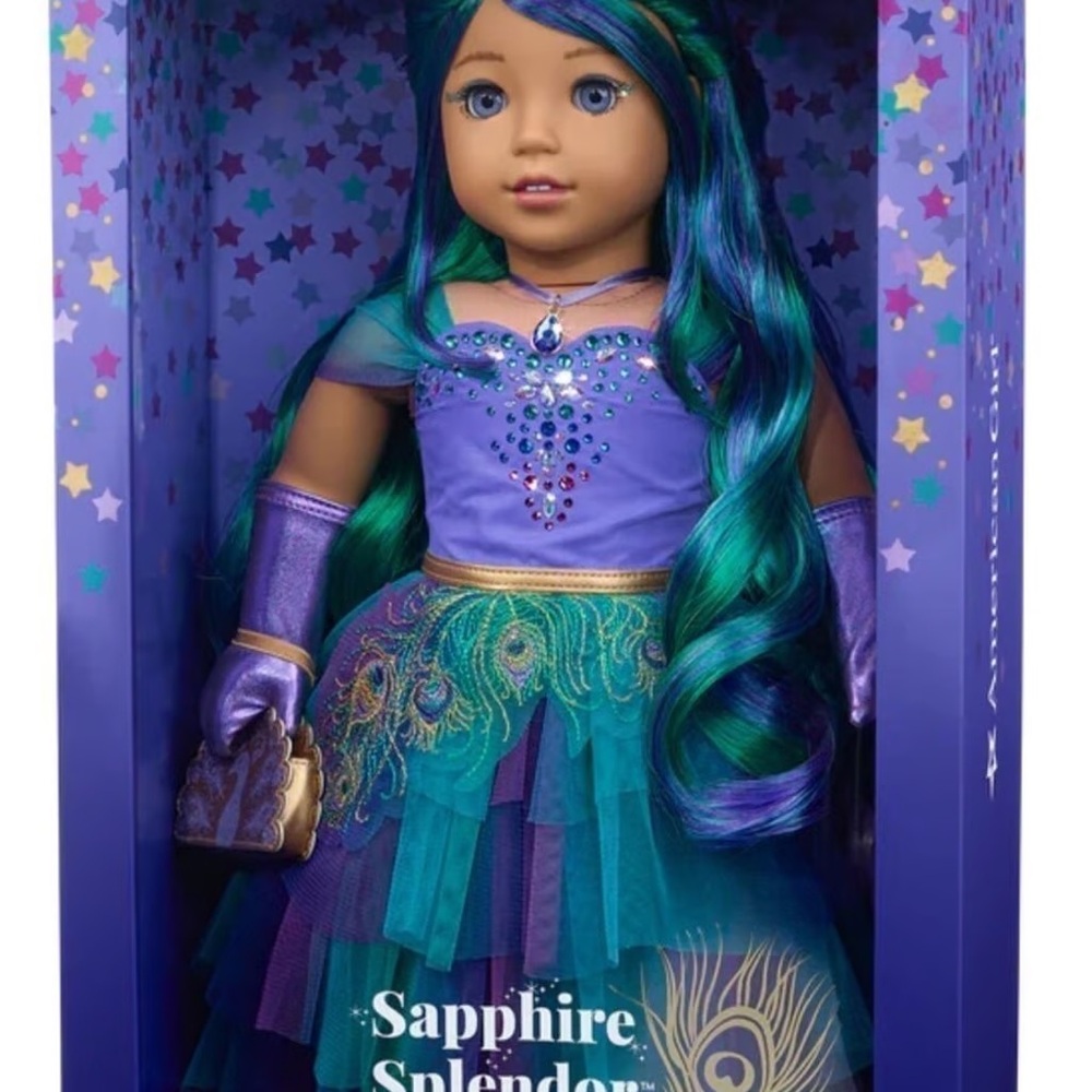 American Girl Sapphire Splendor Collector Doll 100+ Swarovski Crystals